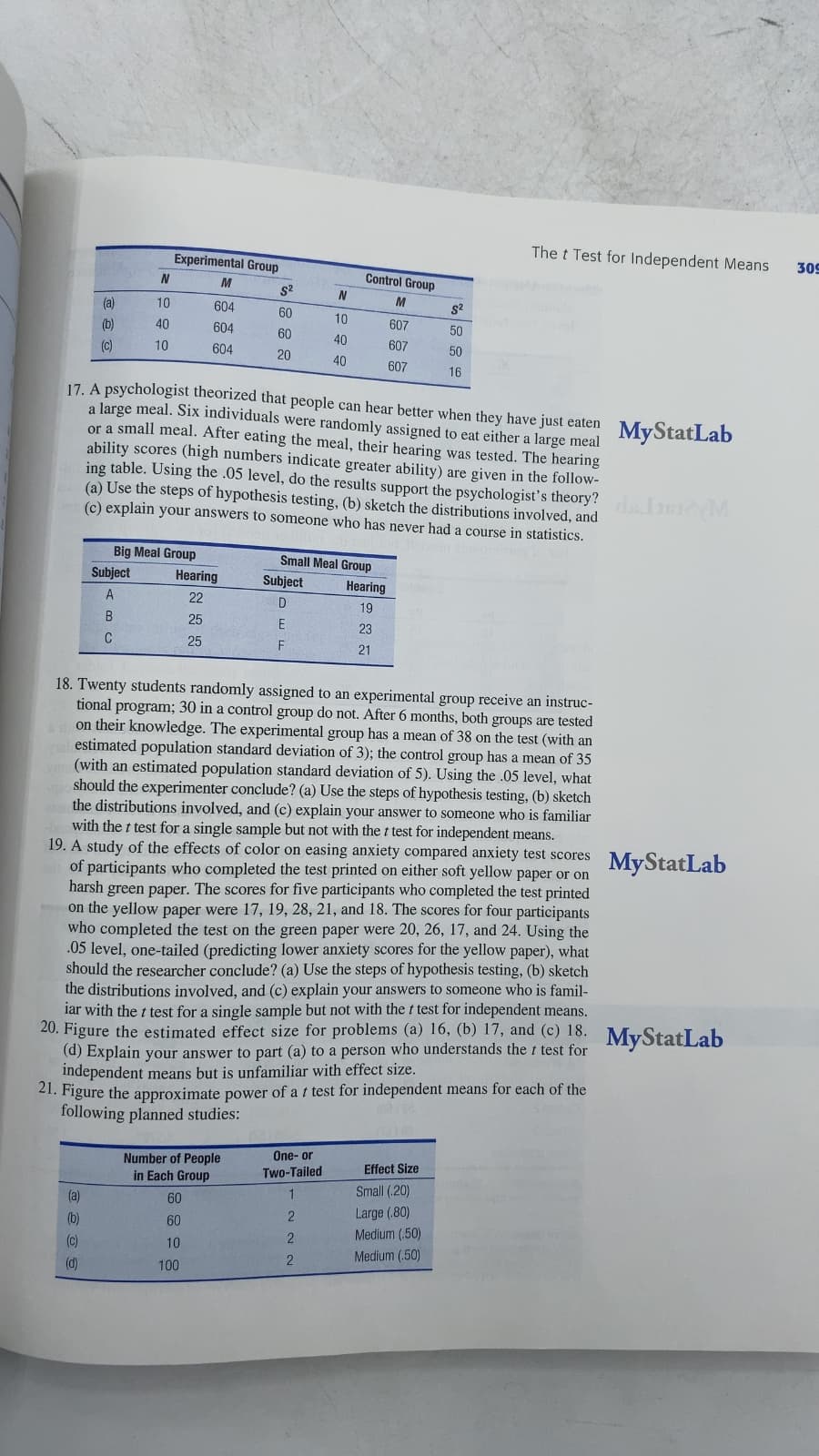Statistics for Psychology by Arthur Aron, Elliot J. Coups, Elaine N. Aron - additional view