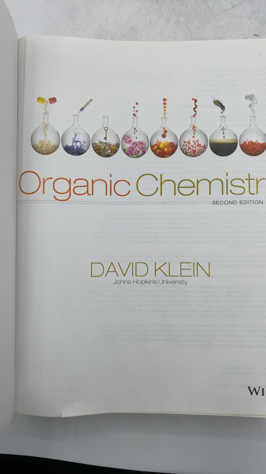 Organic Chemistry, Second Edition by David Klein - title page