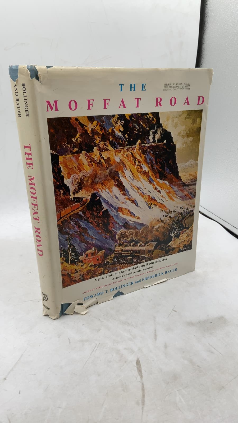 The Moffat Road by Edward T. Bollinger and Frederick Bauer - front cover