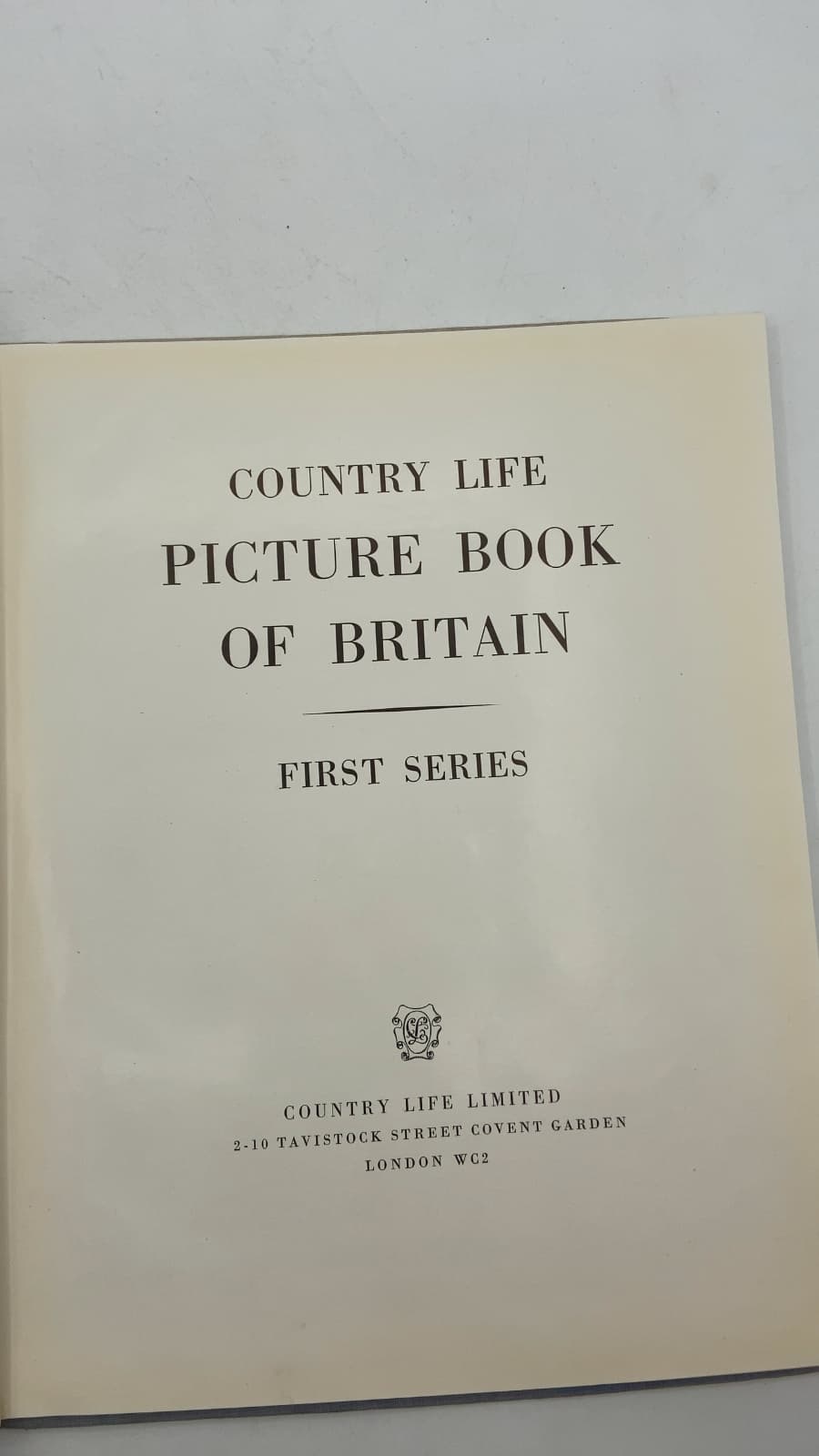 Country Life Picture Book of Britain: First Series - title page