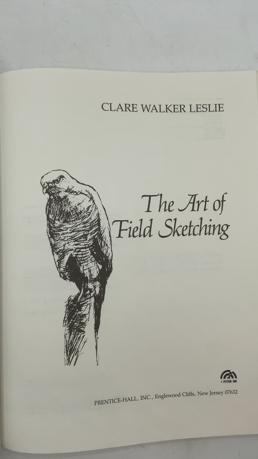 The Art of Field Sketching by Clare Walker Leslie - title page