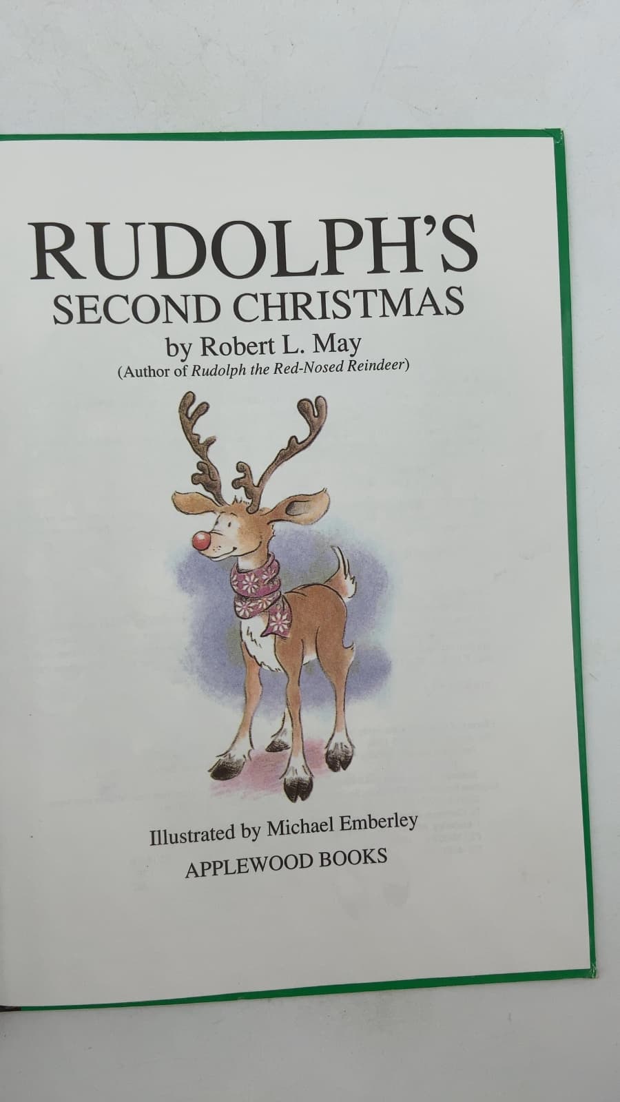 Rudolph's Second Christmas by Robert L. May - title page