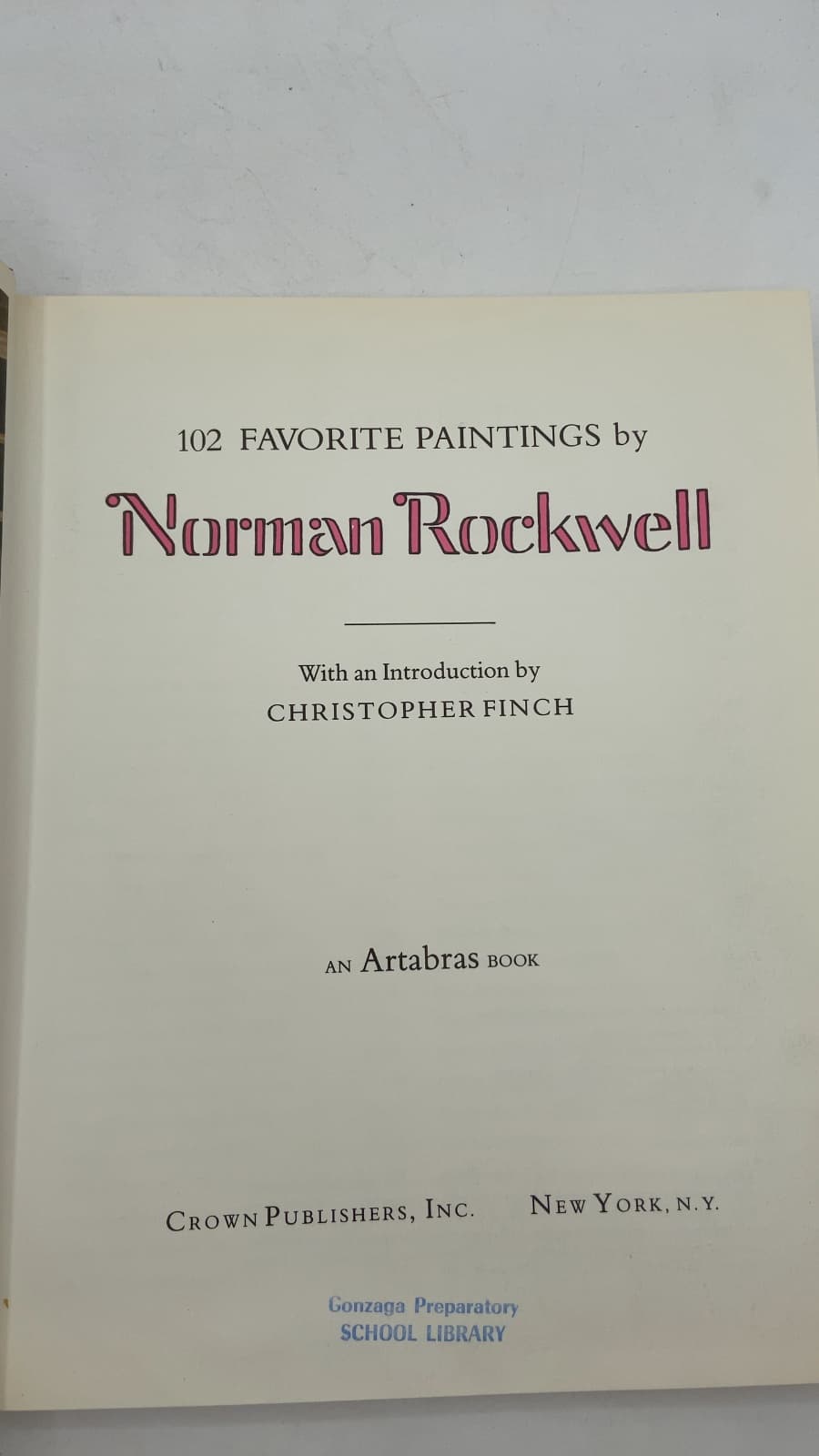 102 Favorite Paintings by Norman Rockwell by Norman Rockwell - title page