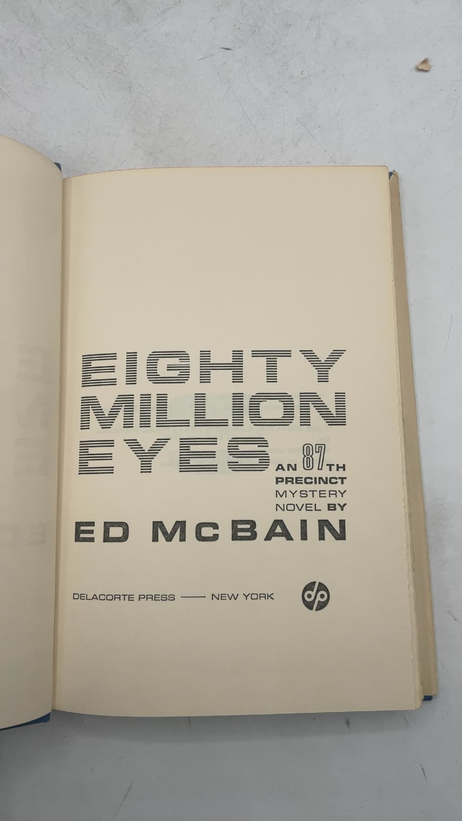 Eighty Million Eyes by Ed McBain - title page