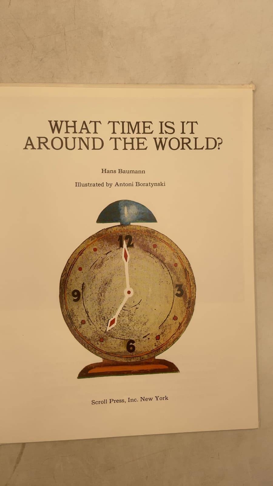 What Time IS IT Around THE World? by Hans Baumann - title page