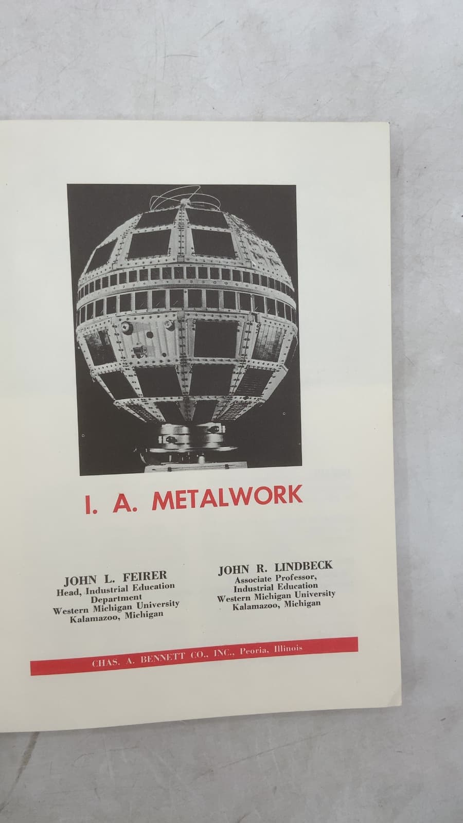 I. A. Metalwork by John L. Feirer and John R. Lindbeck - title page