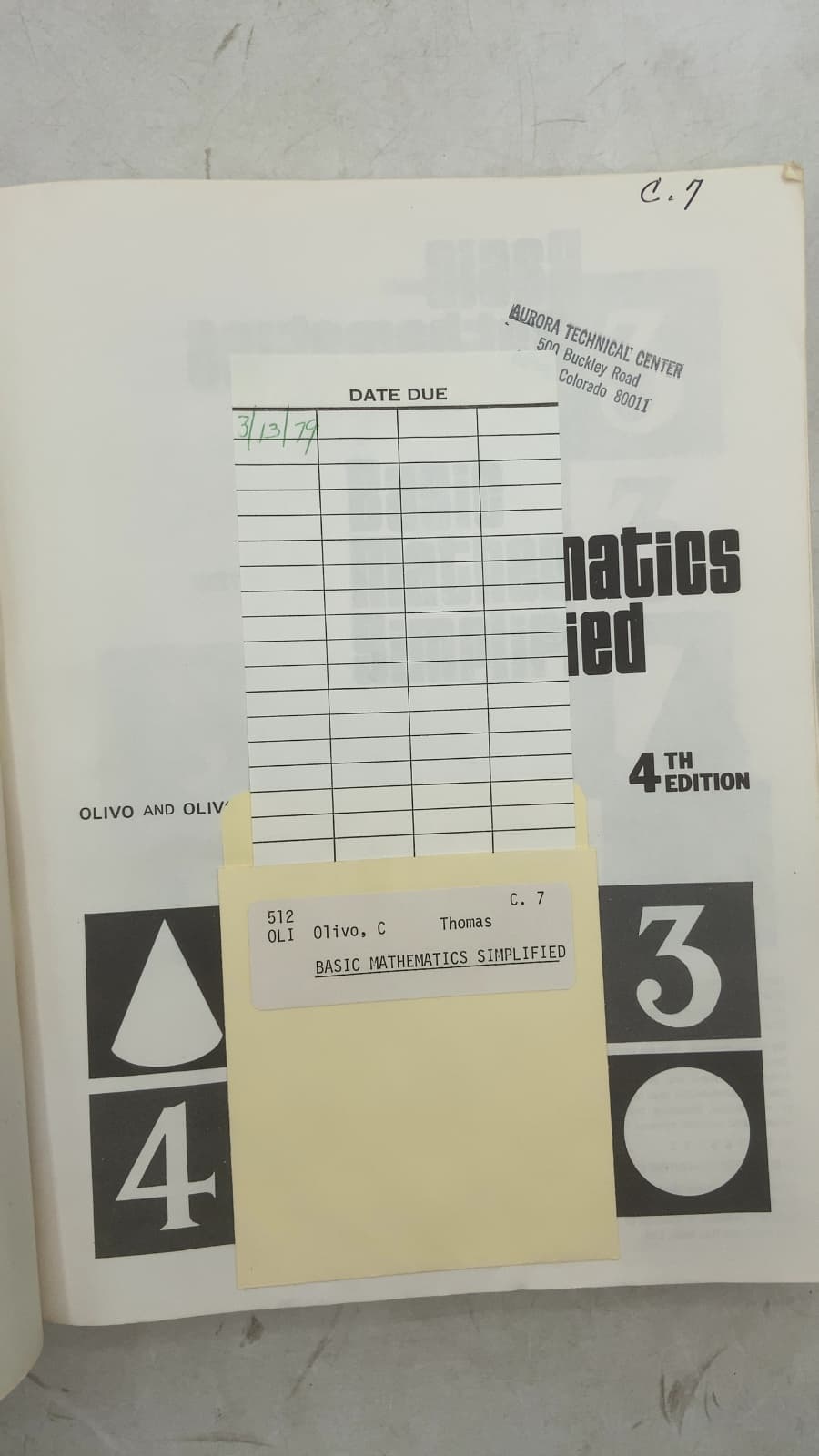 Basic Mathematics Simplified by Olivo and Olivo - title page