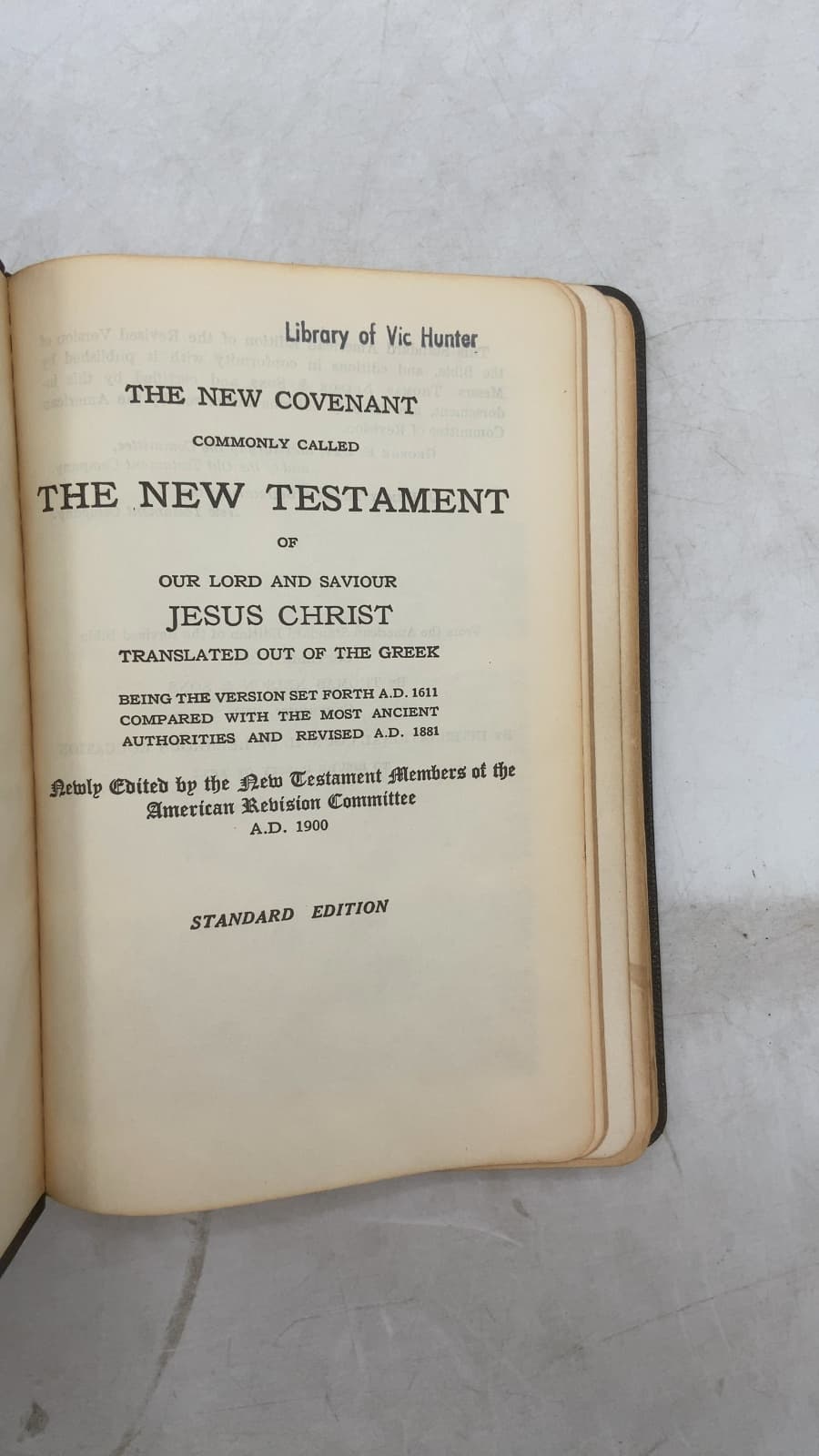 The New Covenant Commonly Called The New Testament by American Revision Committee - title page