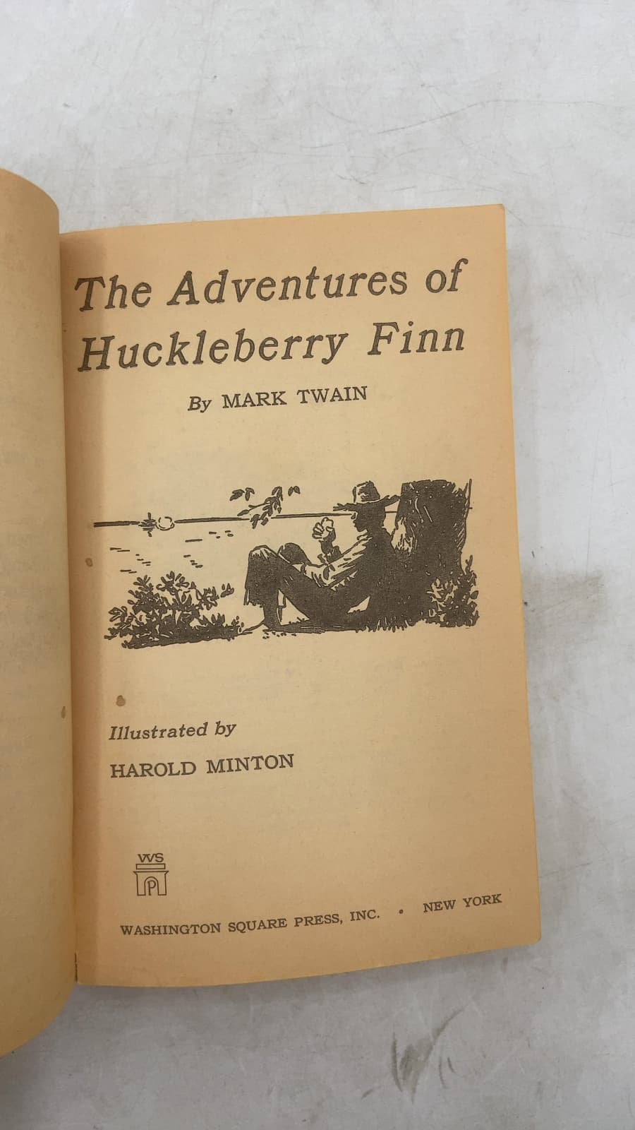 The Adventures of Huckleberry Finn by Mark Twain - title page
