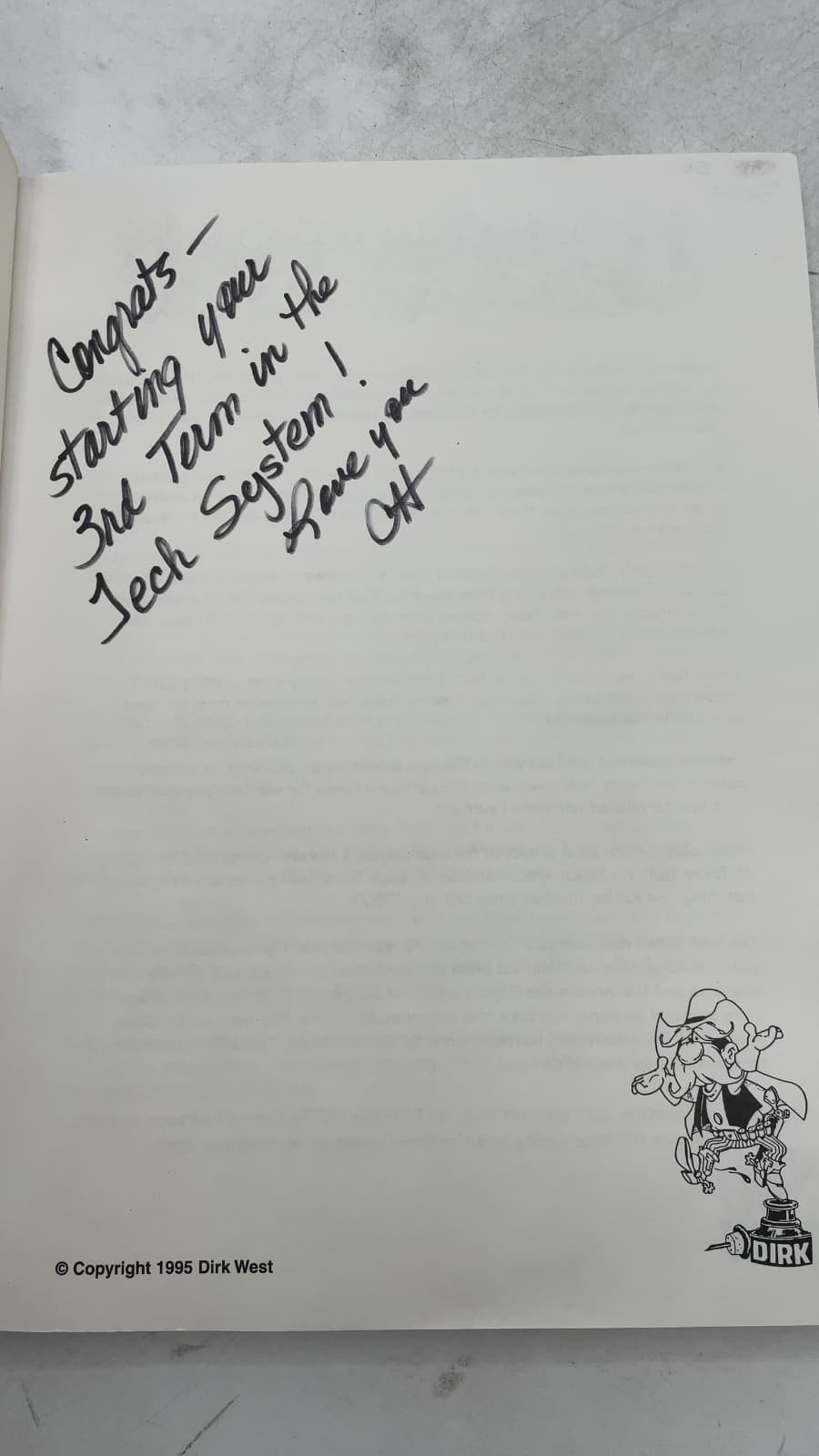 SWC Cartoon Book by Dirk West - title page