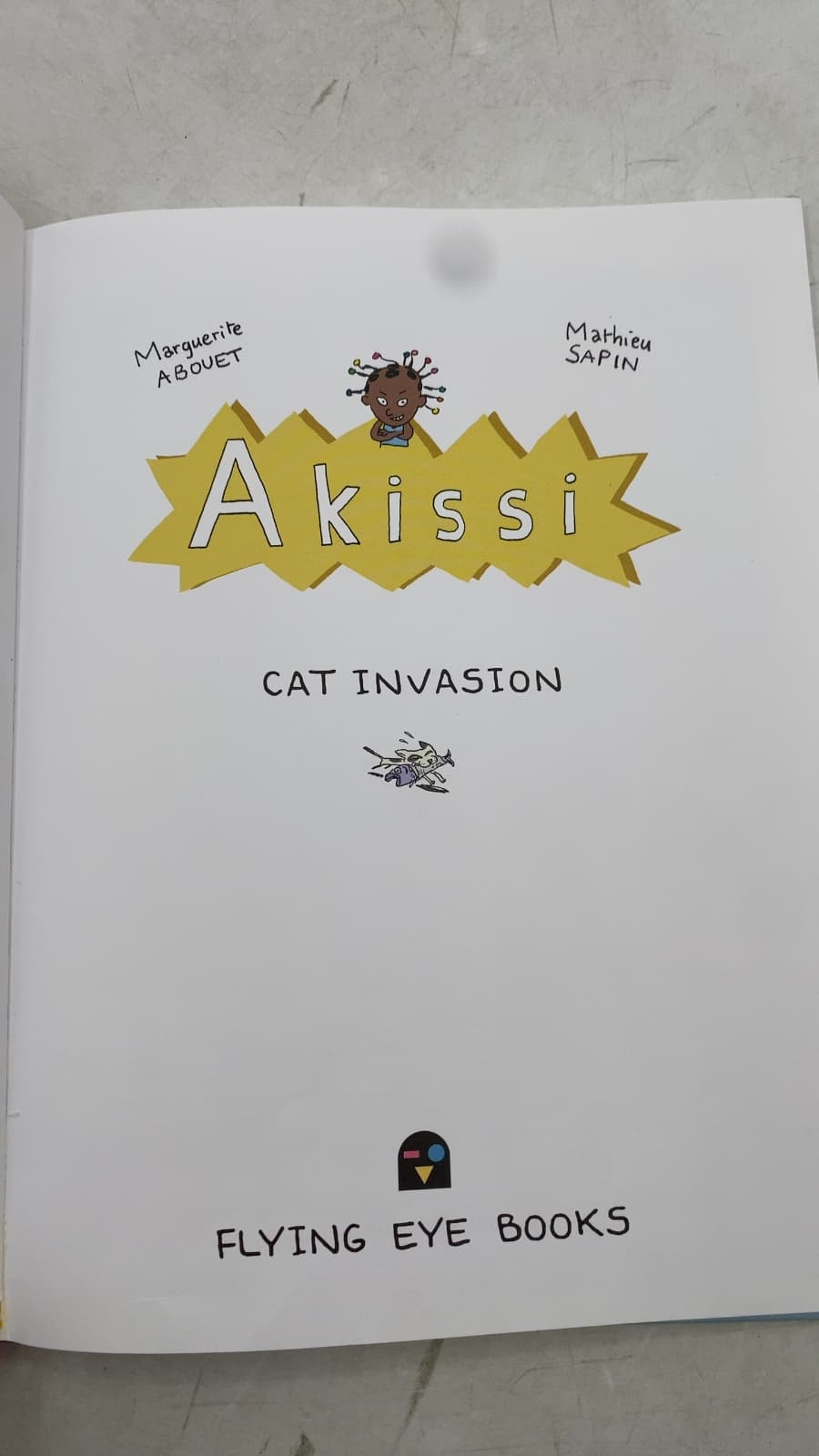 Akissi: Cat Invasion by Marguerite Abouet & Mathieu Sapin - title page