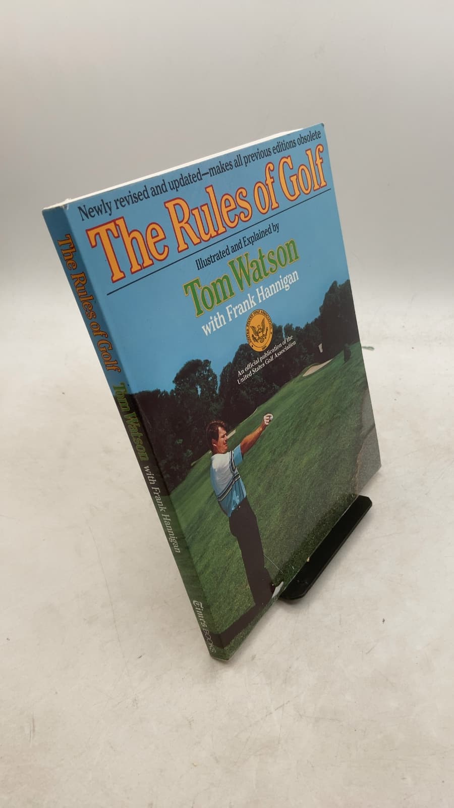 The Rules of Golf by Tom Watson with Frank Hannigan - front cover