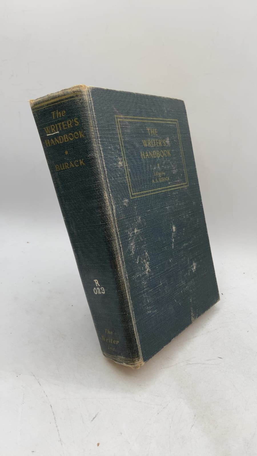 The Writer's Handbook by Edited by A. S. Burack - front cover