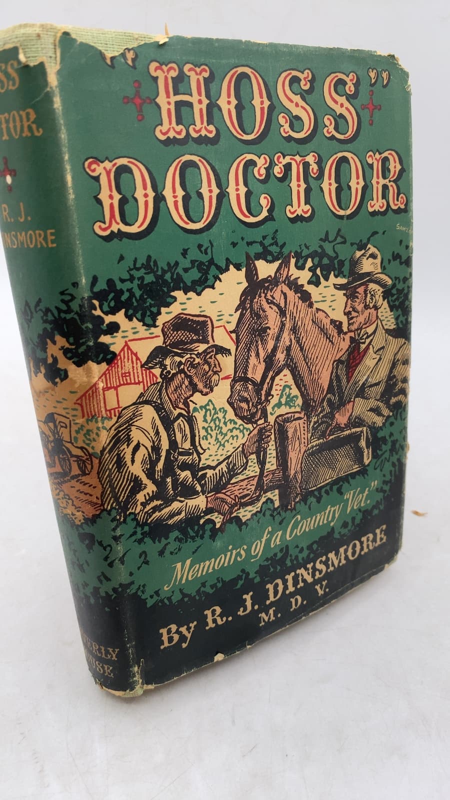 Hoss Doctor by R. J. Dinsmore, M.D.V. - front cover