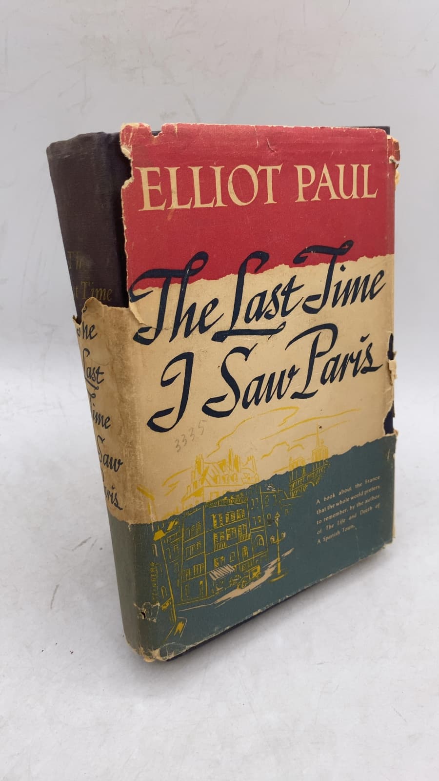The Last Time I Saw Paris by Elliot Paul - front cover