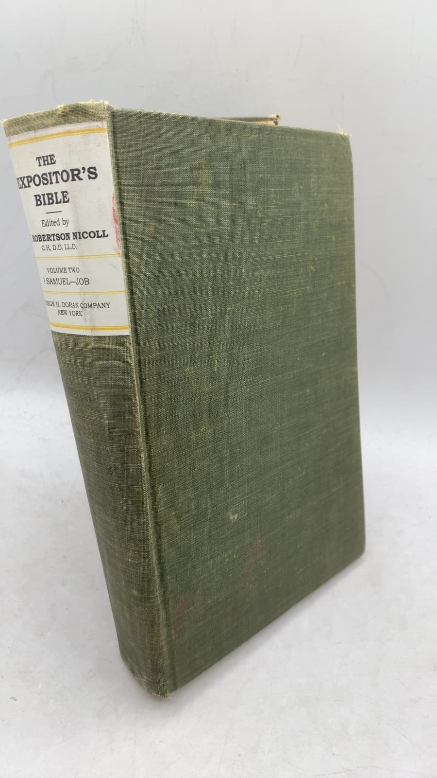 The Expositor's Bible: A Complete Exposition of the Bible, in Six Volumes, With Index (Volume Two: I Samuel-Job) by Edited by W. Robertson Nicoll - front cover