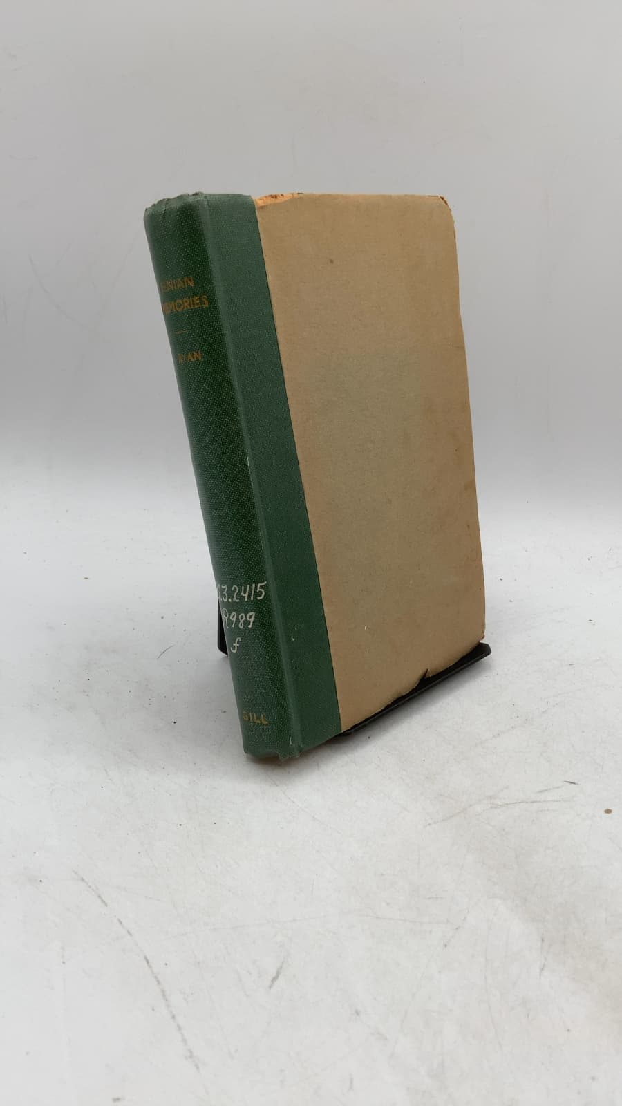 Fenian Memories by Dr. Mark F. Ryan - front cover