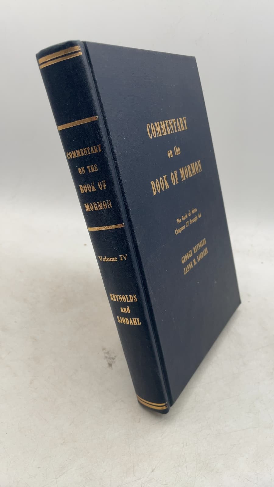 Commentary on the Book of Mormon, Volume IV by George Reynolds and Janne M. Sjodahl - front cover