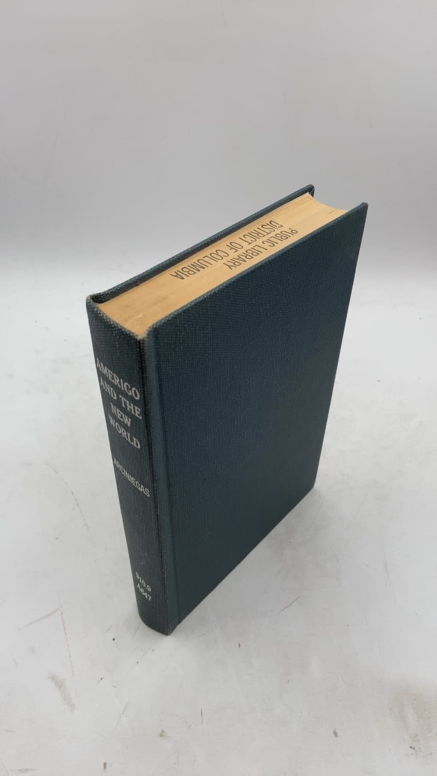 Amerigo and the New World: The Life & Times of Amerigo Vespucci by Germán Arciniegas - front cover