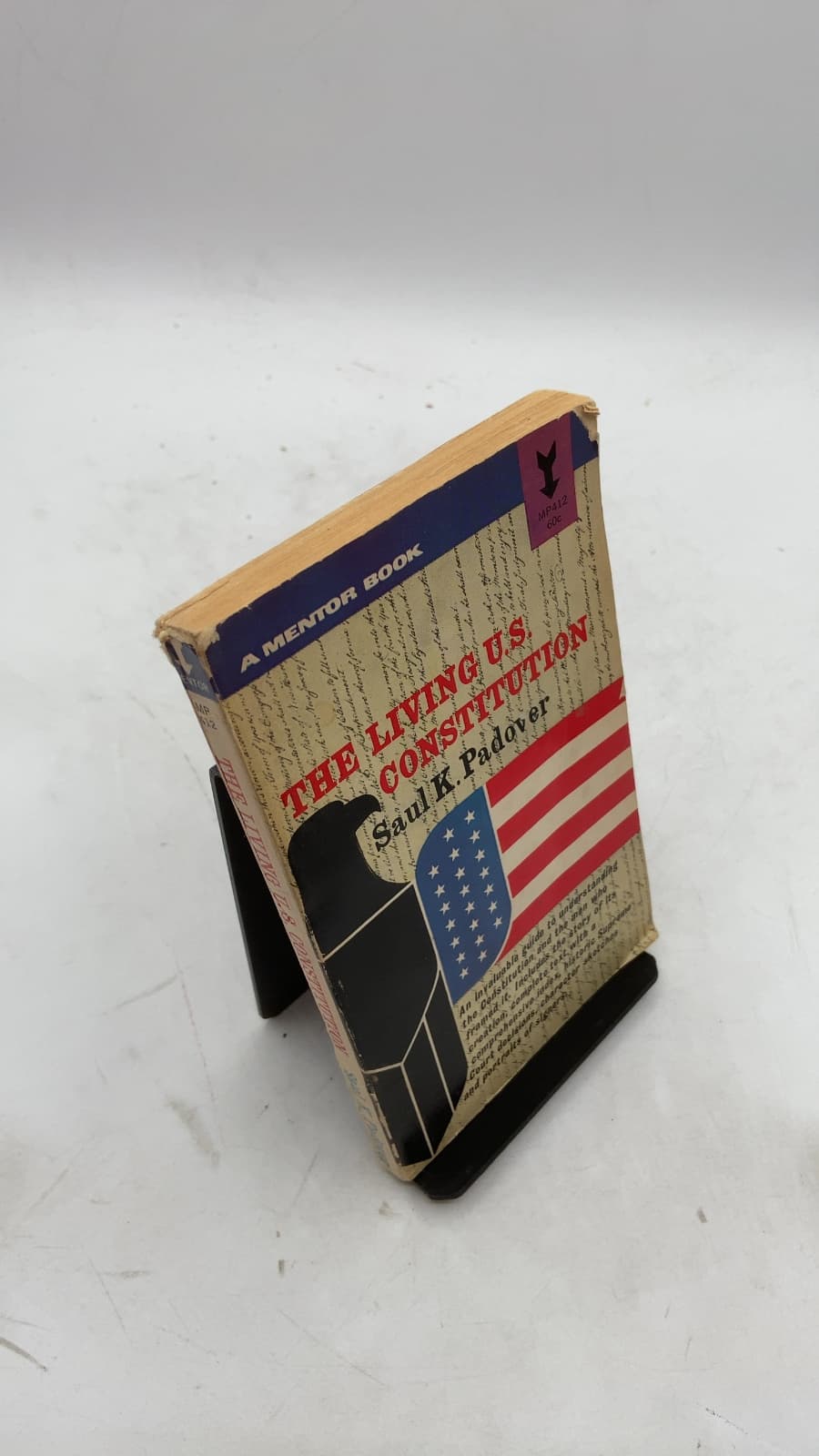 The Living U.S. Constitution by Saul K. Padover - front cover