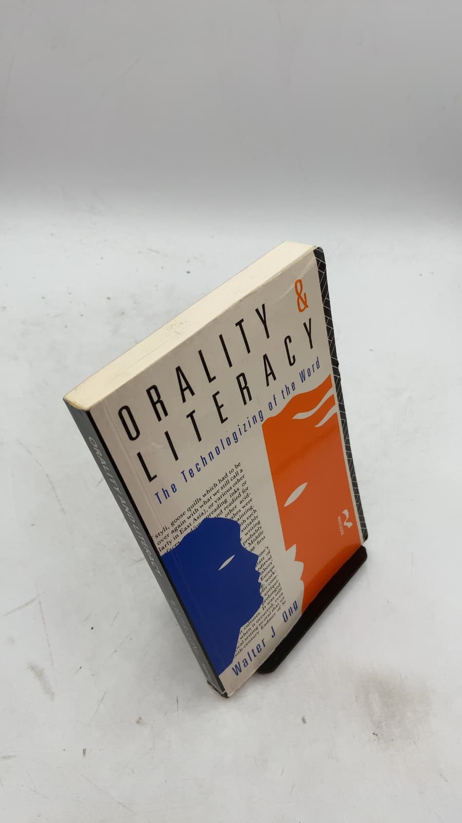 Orality and Literacy: The Technologizing of the Word by Walter J. Ong - front cover