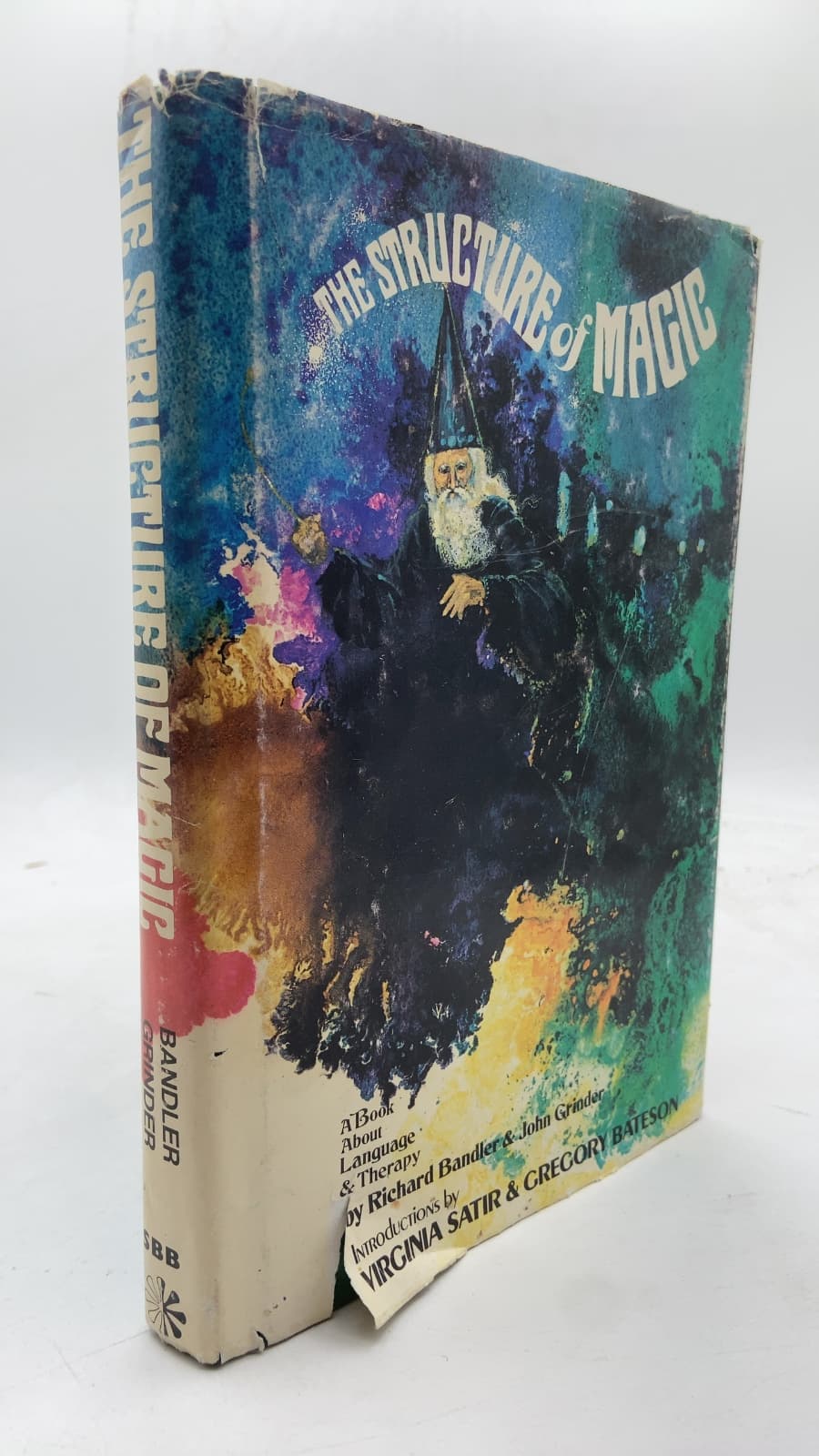 The Structure of Magic I: A Book about Language and Therapy by Richard Bandler and John Grinder - front cover
