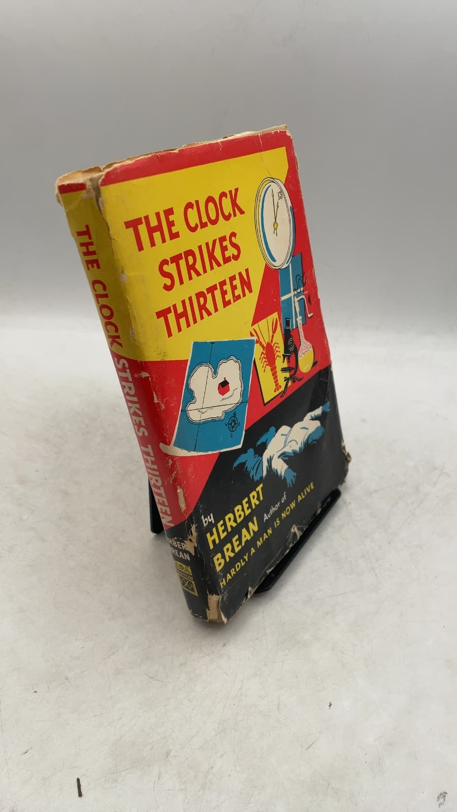 THE Clock Strikes Thirteen by Herbert Brean - front cover