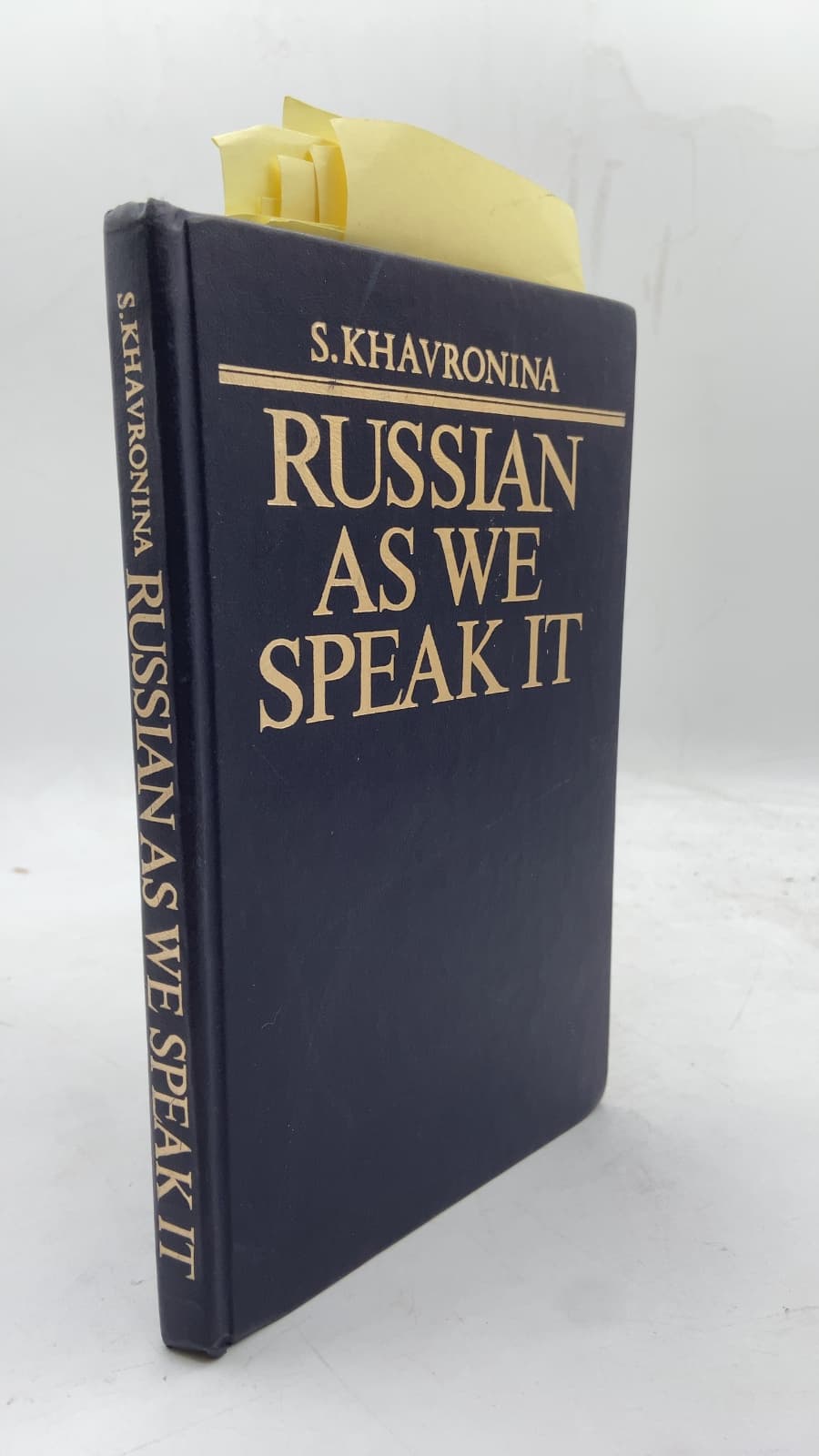 Russian As We Speak It by S. Khavronina - front cover