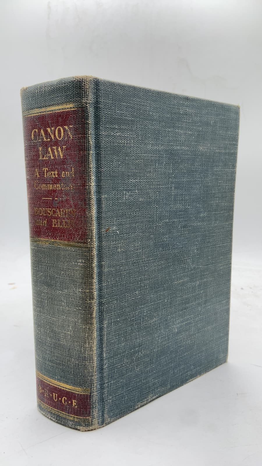 Canon Law: A Text and Commentary by T. Lincoln Bouscaren, S.J. and Adam C. Ellis, S.J. - front cover