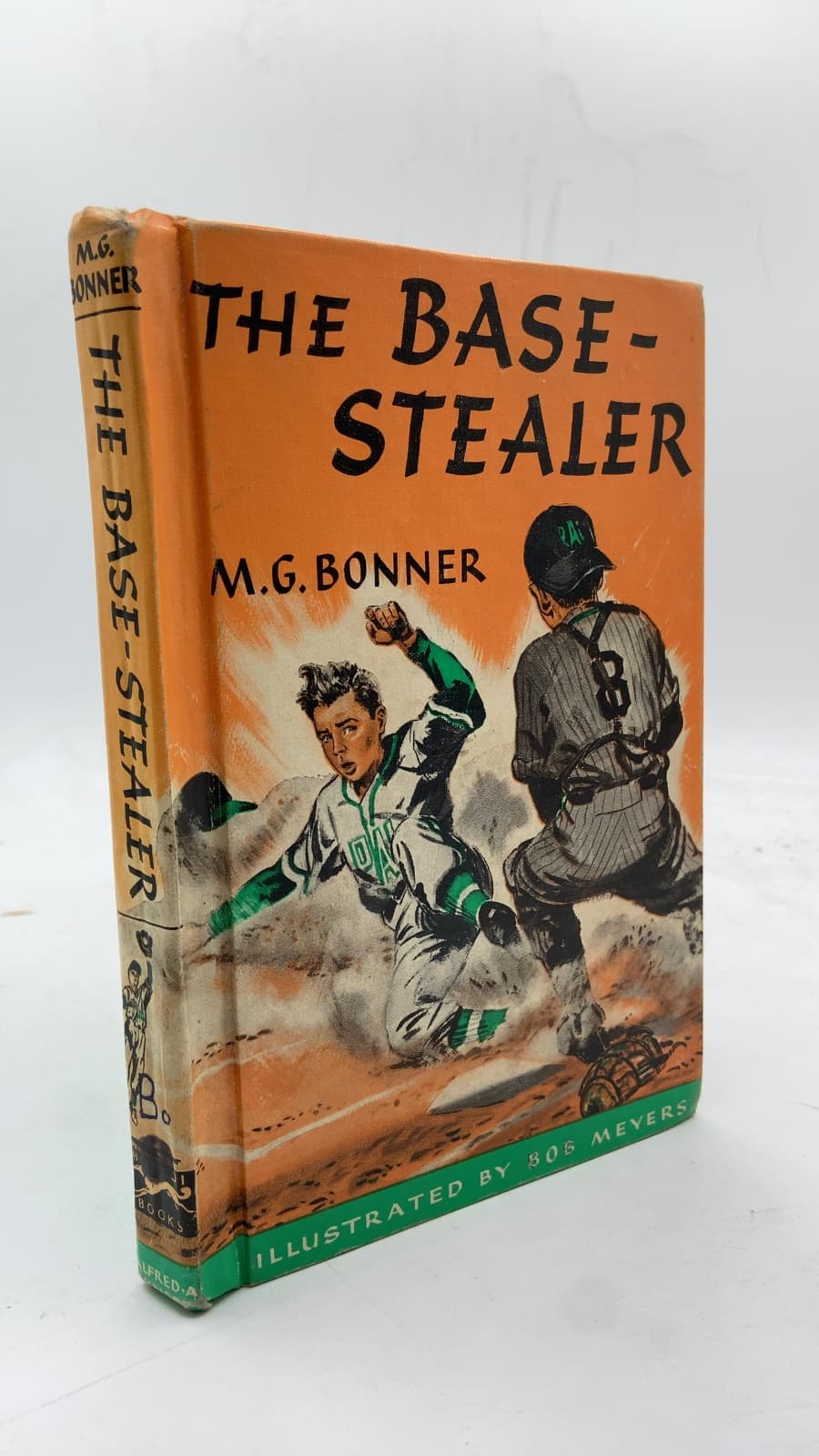 The Base-Stealer by M. G. Bonner - front cover