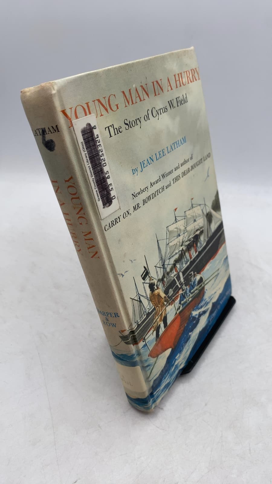 Young Man in a Hurry: The Story of Cyrus W. Field by Jean Lee Latham - front cover
