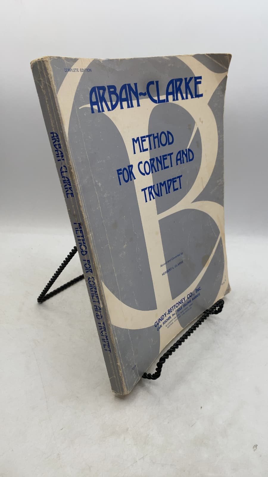 Arban-Clarke Method for Cornet and Trumpet by Herbert L. Clarke - front cover