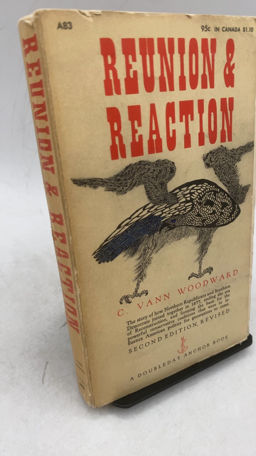 Reunion AND Reaction by C. Vann Woodward - front cover