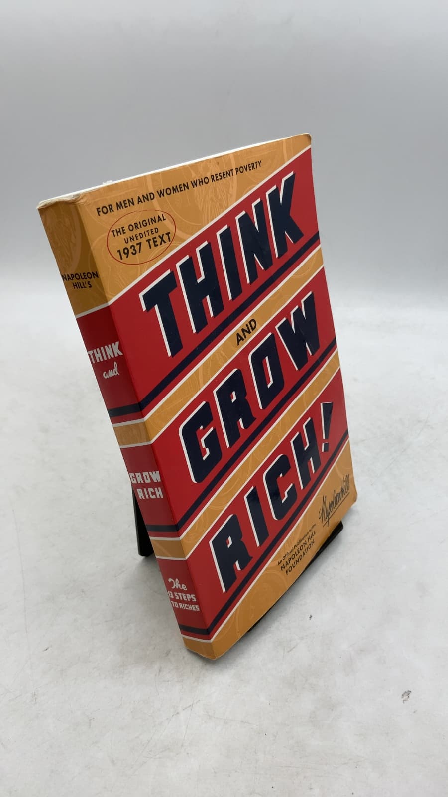 Think and Grow Rich! by Napoleon Hill - front cover