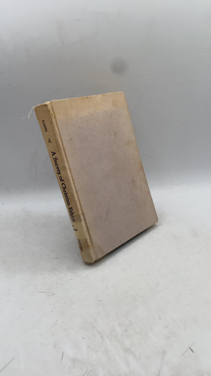 A Survey of Christian Ethics by Edward LeRoy Long, Jr. - front cover