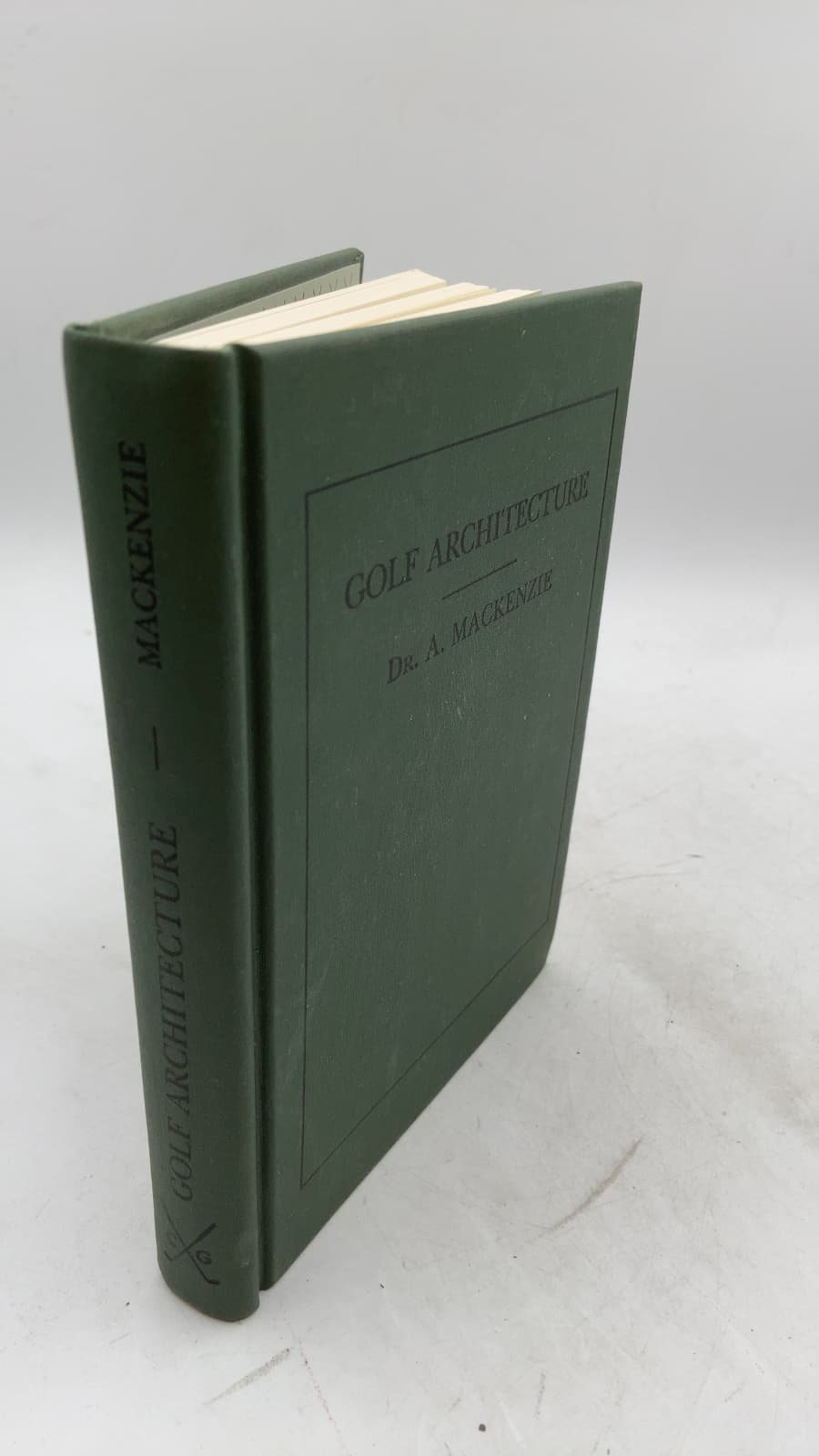 Golf Architecture by Dr. A. MacKenzie - front cover