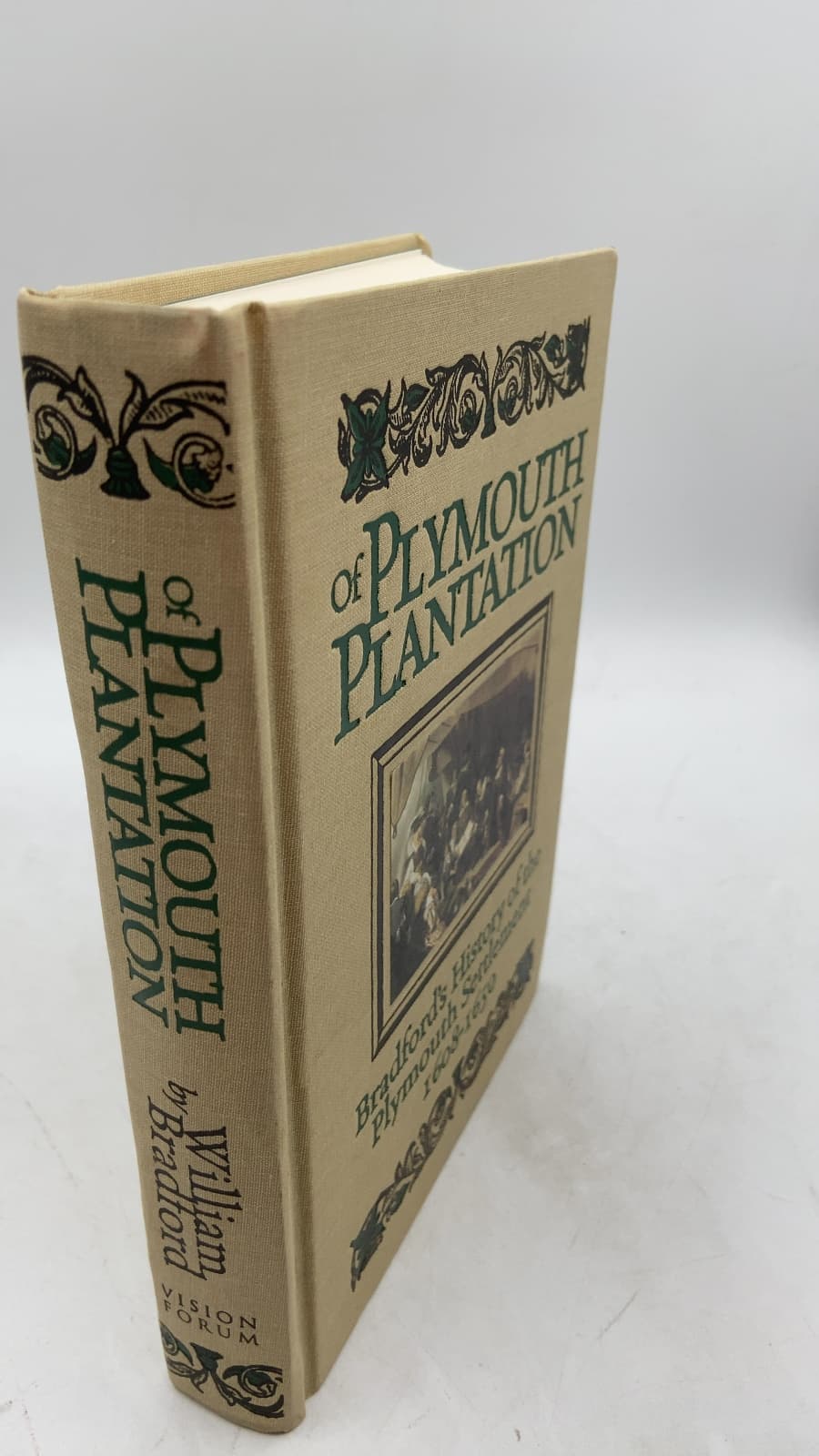Of Plymouth Plantation: Bradford's History of the Plymouth Settlement 1608-1650 by William Bradford (rendered by Harold Paget) - front cover