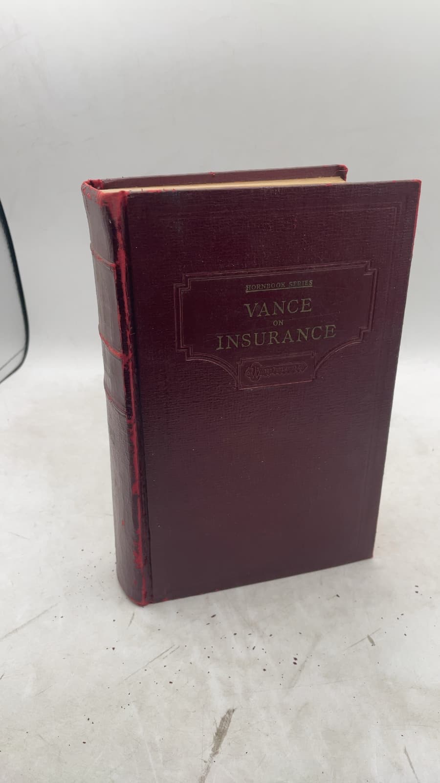 Handbook of the Law of Insurance by William R. Vance - front cover