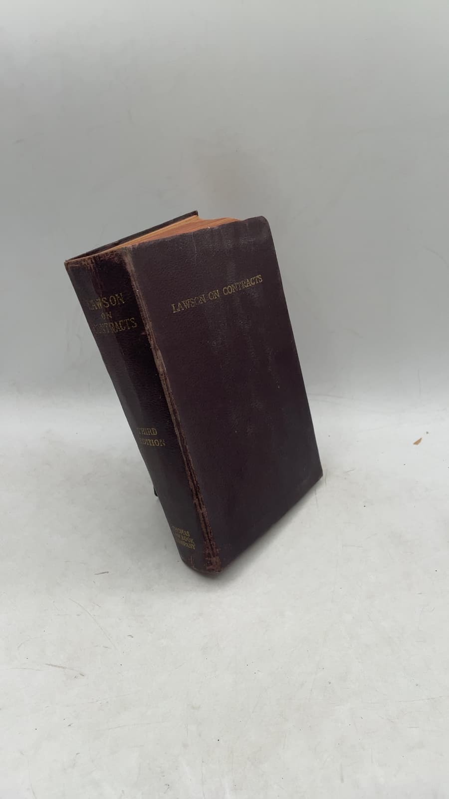 THE Principles OF THE American LAW OF Contracts AT LAW AND IN Equity by John D. Lawson, Ll. D. - front cover