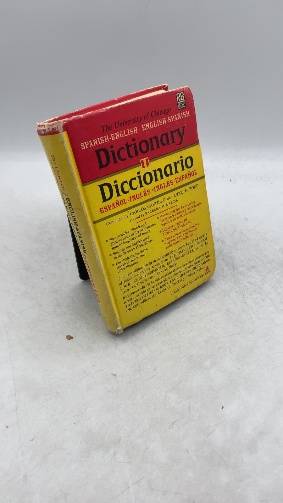 The University of Chicago Spanish-English, English-Spanish Dictionary by Carlos Castillo and Otto F. Bond - front cover