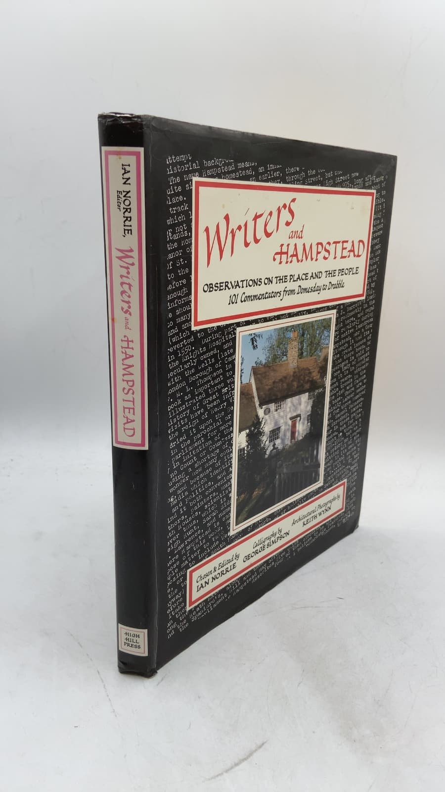 Writers and Hampstead: Observations on the Place and the People by Ian Norrie - front cover