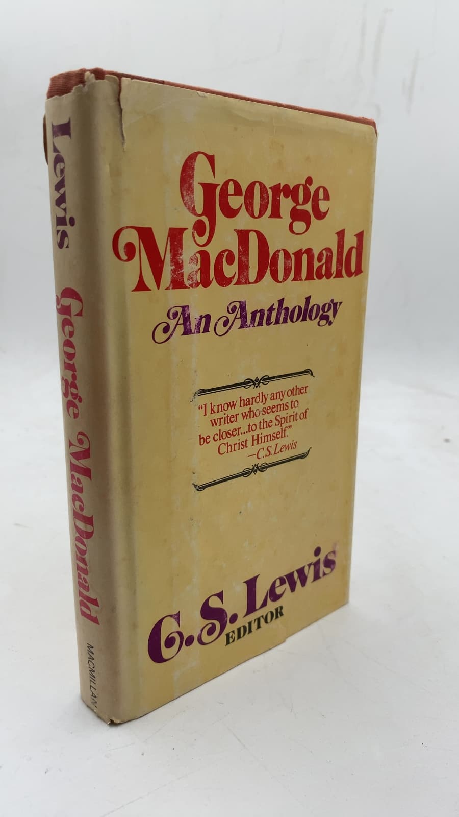 George MacDonald: An Anthology by Edited and with a preface by C. S. Lewis - front cover