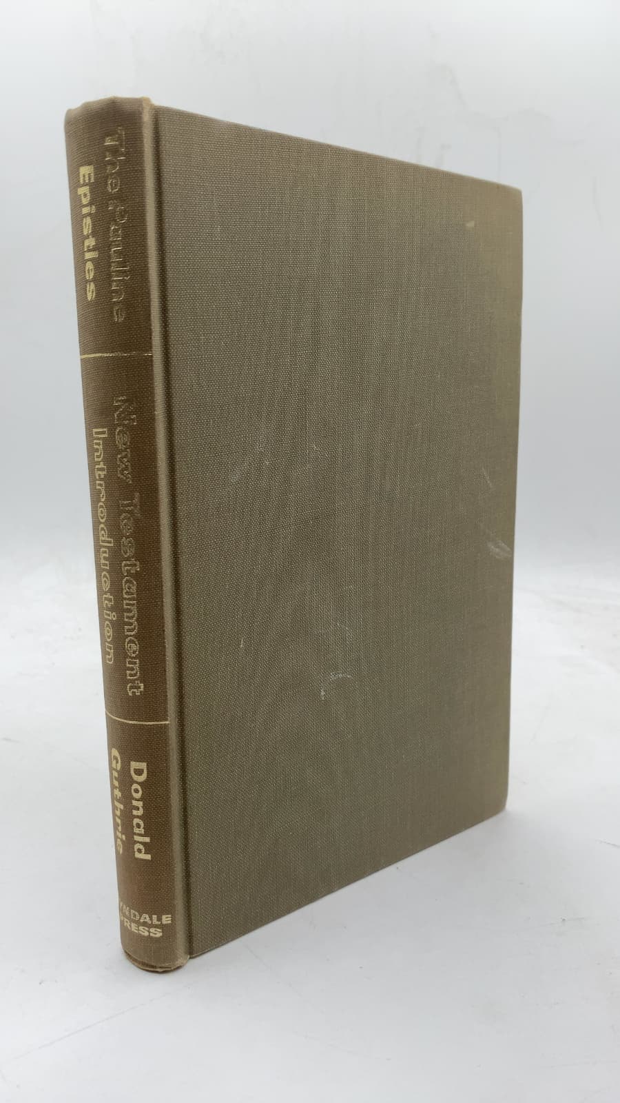 The Pauline Epistles: New Testament Introduction by Donald Guthrie - front cover