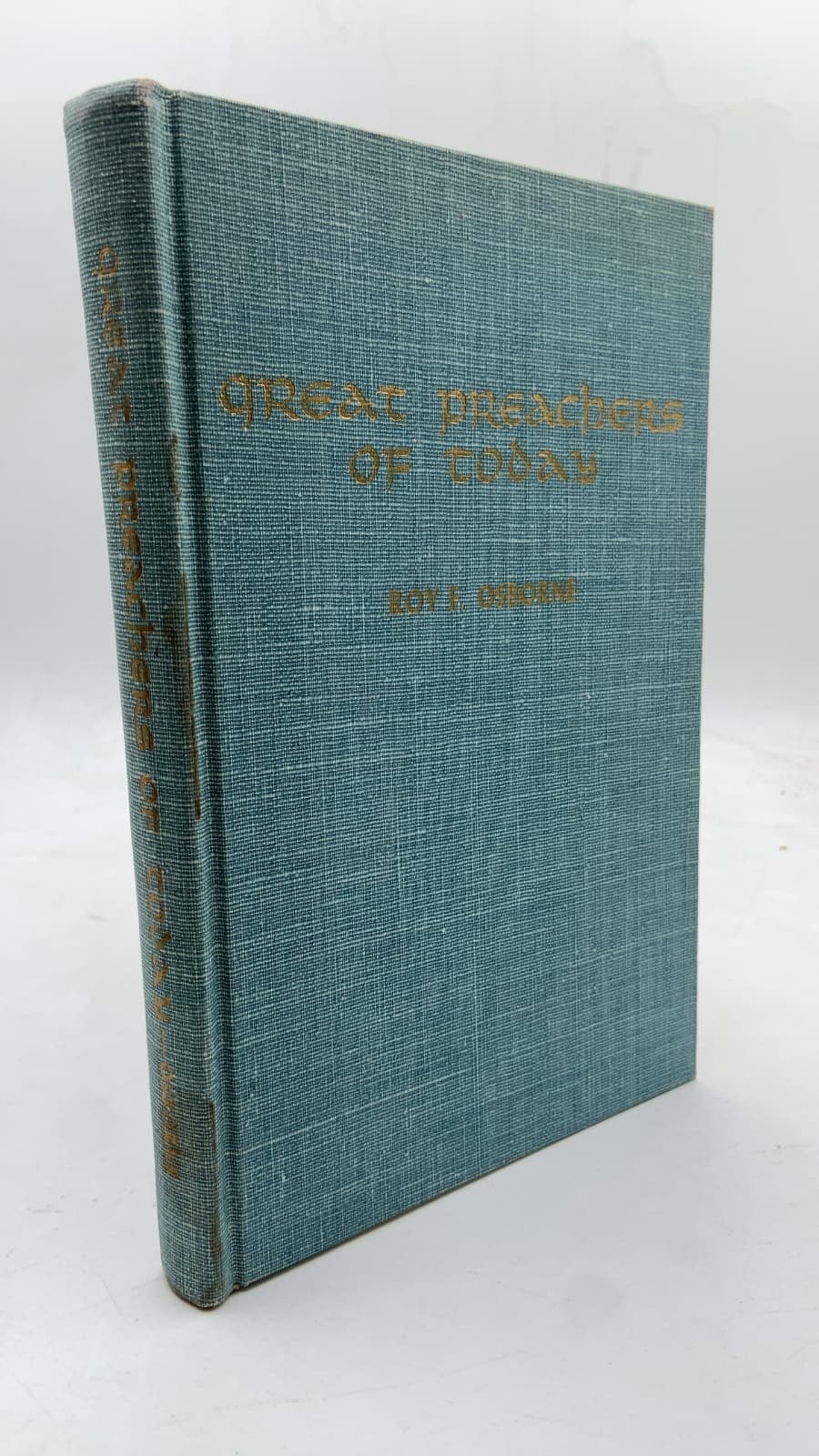 Great Preachers of Today: Sermons of Roy F. Osborne by Roy F. Osborne - front cover
