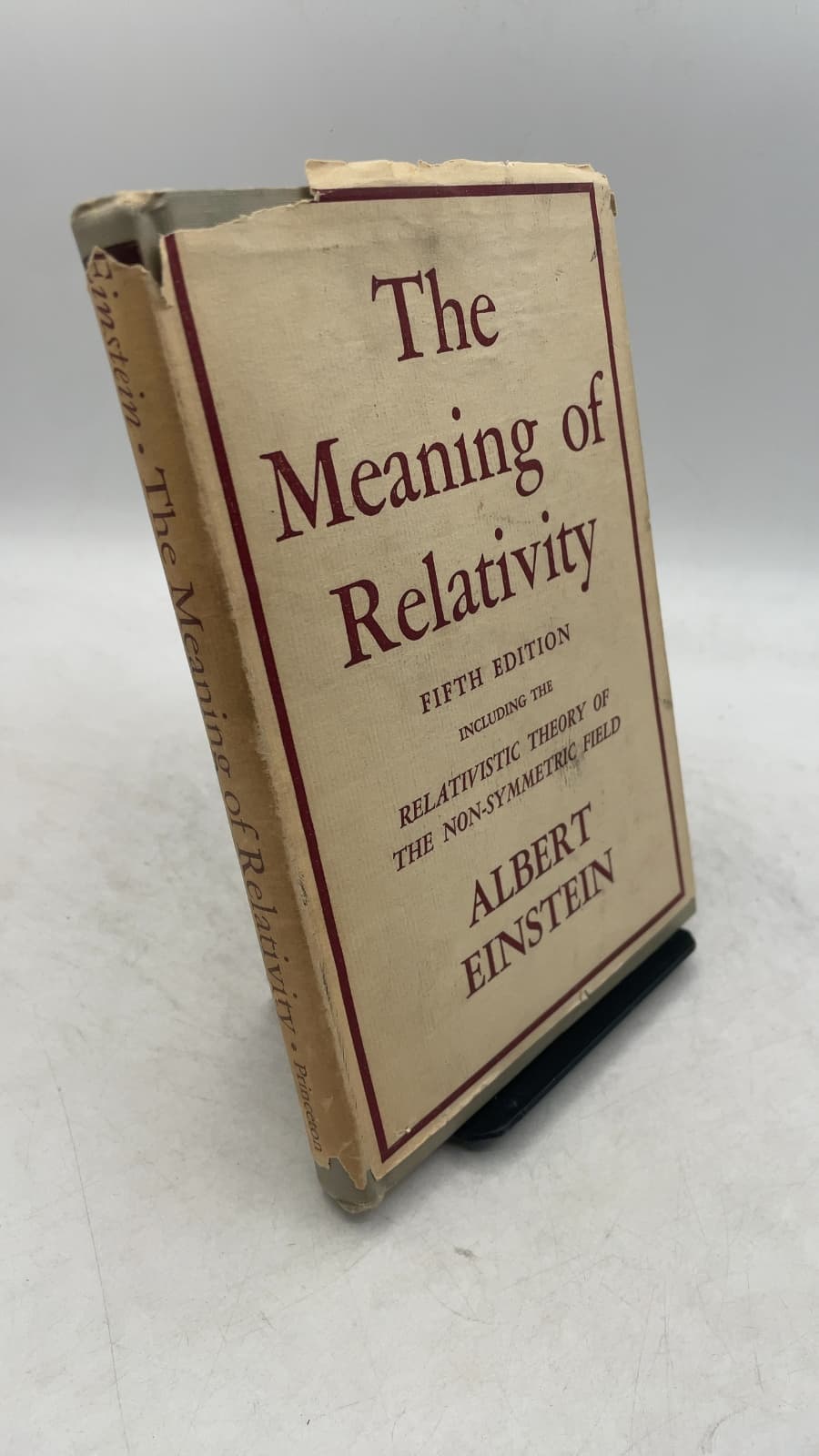 The Meaning of Relativity by Albert Einstein - front cover