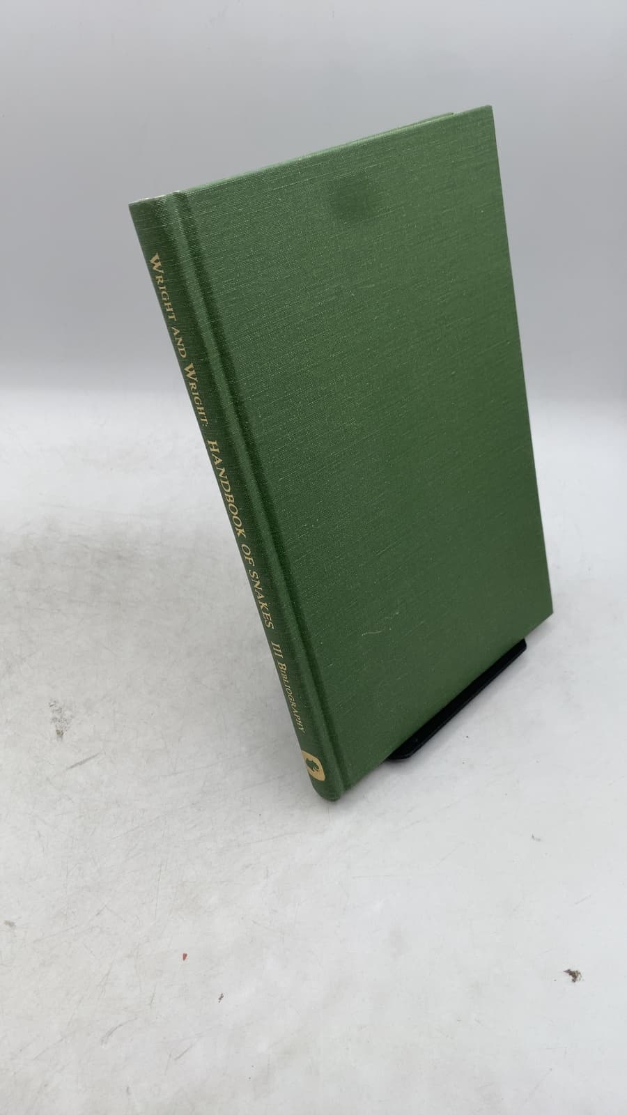 Handbook of Snakes of the United States and Canada, Volume III Bibliography by Albert Hazen Wright and Anna Allen Wright - front cover