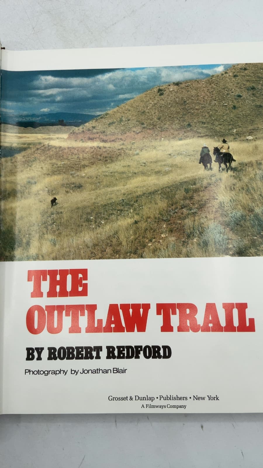 THE Outlaw Trail by Robert Redford - title page