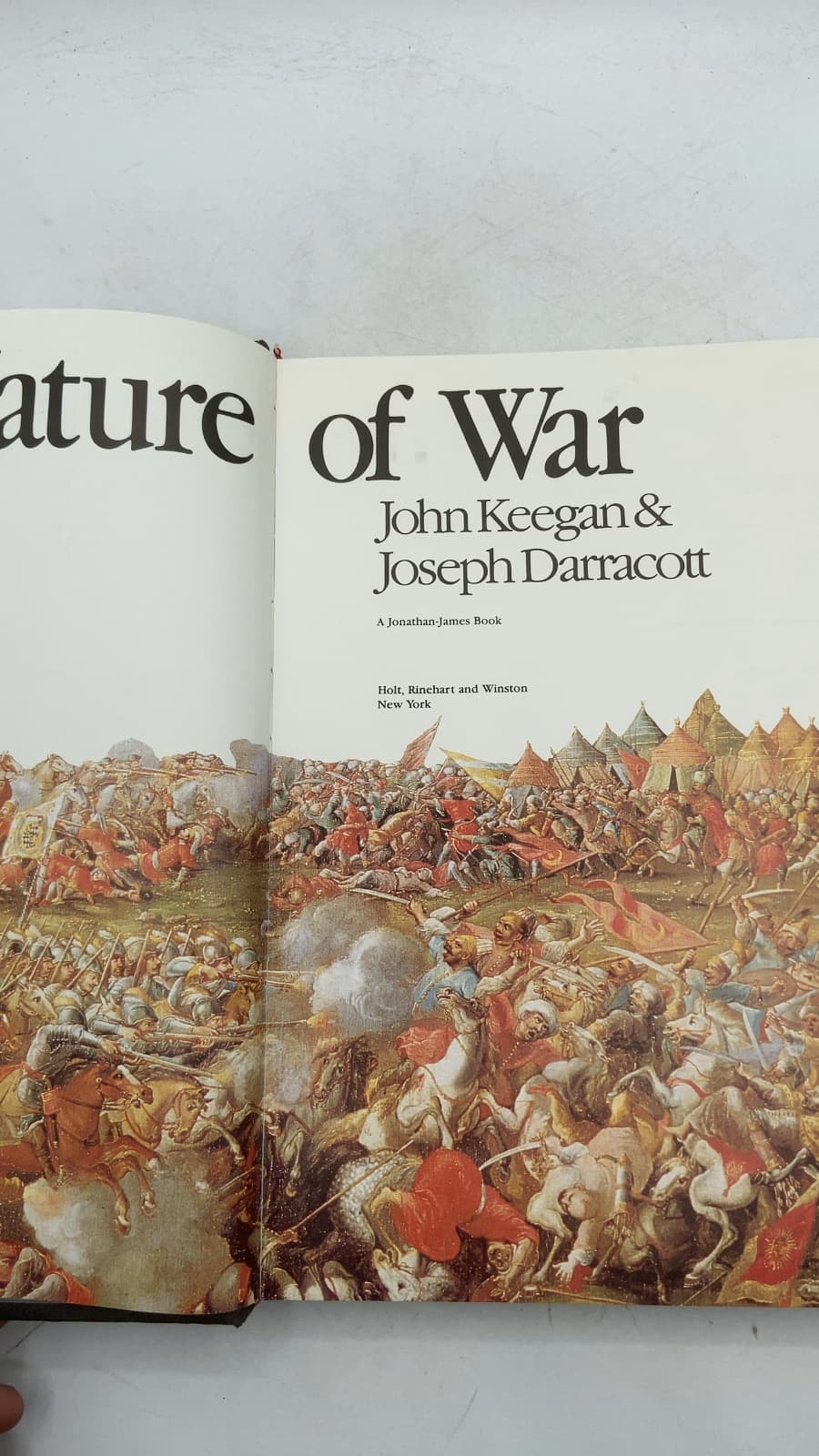 The Nature of War by John Keegan & Joseph Darracott - title page