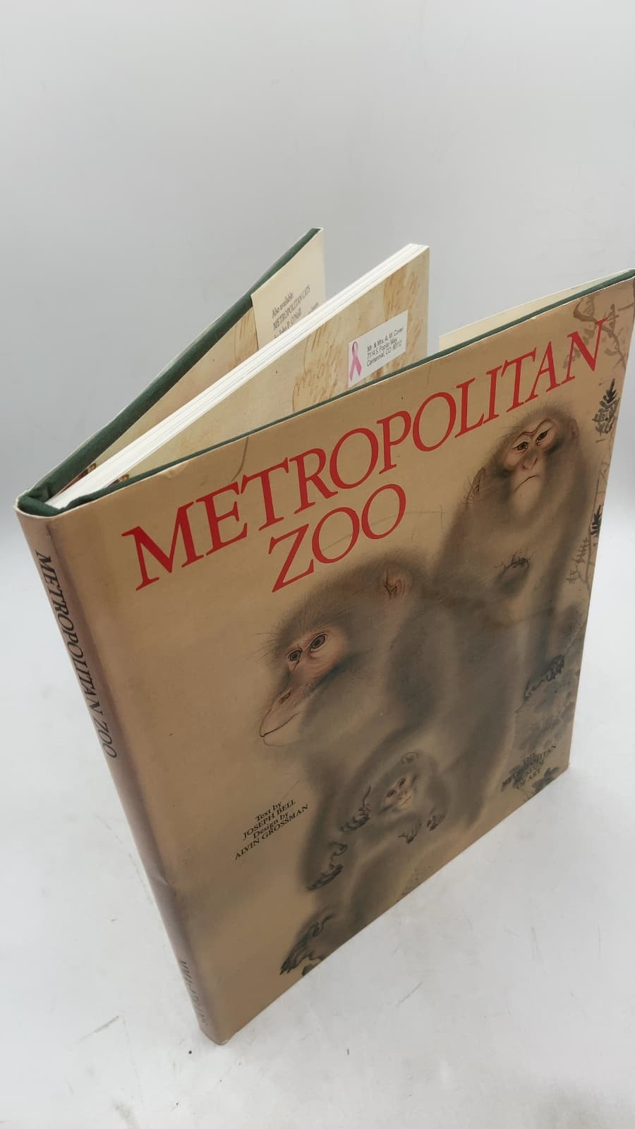 Metropolitan Zoo by Joseph Bell - front cover