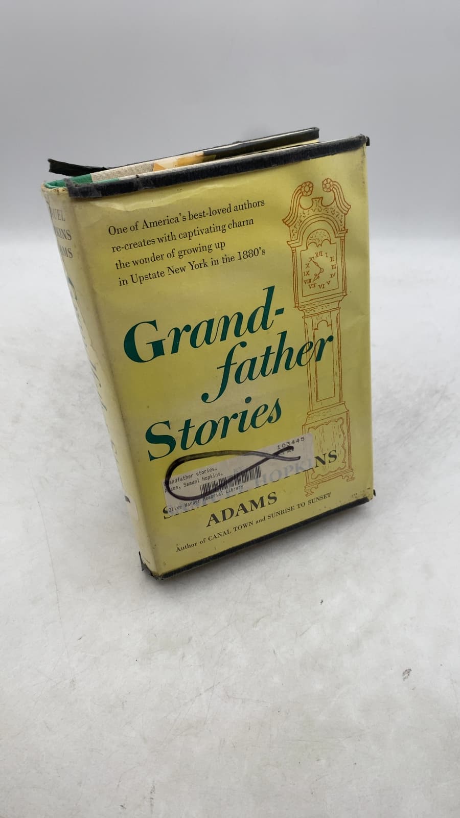Grandfather Stories by Samuel Hopkins Adams - front cover